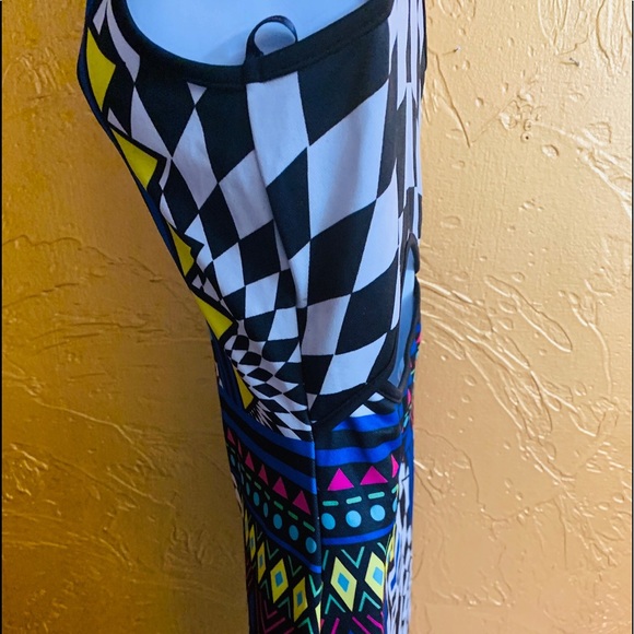 Multicolored Tribal Dress - Picture 4 of 4